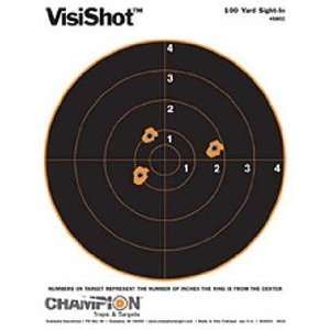 VisiShot 3 Trgt 25Yd SmBr/10/pk (Targets & Throwers) (Paper Targets)