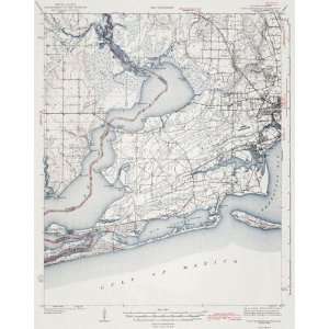  USGS TOPO MAP FORT BARRANCAS QUAD FL/AL (WAR) 1943