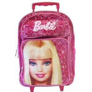  Fashion Barbie Girls Backpack  Full size Barbie Rolling 