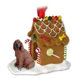  Irish Setter Gingerbread House Dog Ornament: Home 