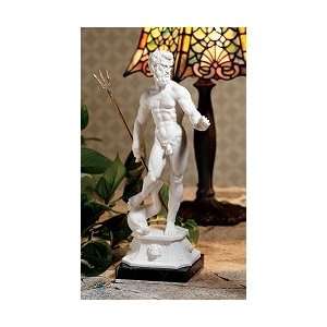   Poseidon marble statue King Neptune sculpture New: Everything Else