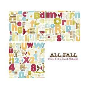 Fancy Pants Chipboard   All Fall Alphabets