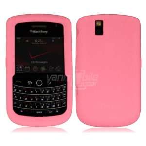 VMG BlackBerry Tour Soft Silicone Skin Case   Pink Premium 