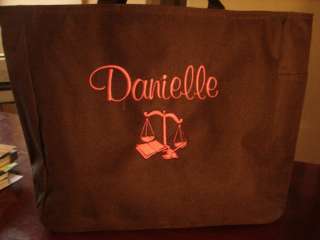 Personalized TOTE Bag Purse PARALEGAL ATTORNEY JUSTICE  
