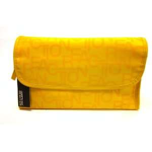  Cole Reaction Yellow Hanging Folding Cosmetic Travel Case Kit Beauty