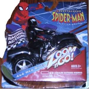  The Spectacular Spider Man   4X4 Black Suit Spider Man Web Rider 