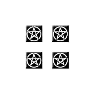  Pentagram   Set of 4 Badge Stickers Electronics