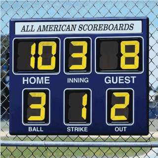 Scoreboards Electronic   Portable   Lcd Portable Baseball Scoreboard 