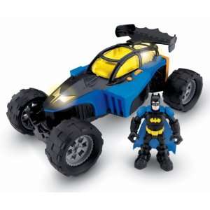   World DC Super Friends Transforming Batmobile And Batman: Toys & Games