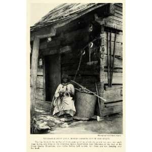  1926 Print Aunt Lydia Oak Splits Basket Making Cherokee 