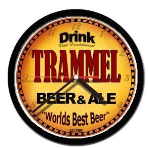  TRAMMEL beer and ale cerveza wall clock: Everything Else