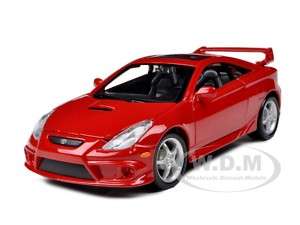 TOYOTA CELICA GT S RED 1/24 DIECAST MODEL CAR  