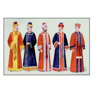  Odd Fellows: Men in Simple Robes 28x42 Giclee on Canvas 