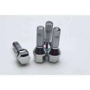 Gorilla Automotive Products 17015C Lug Bolts, Steel, Chrome, 12mm x 1 