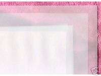 Clear vellum invitation paper   4.75 x 6.75  