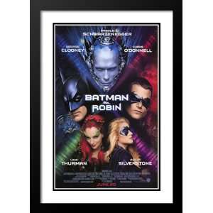 Batman and Robin 20x26 Framed and Double Matted Movie Poster   Style A 