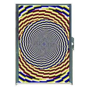  Optical Illusion Circles Spin ID Holder, Cigarette Case or 