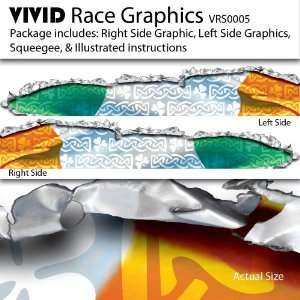 VIVID Irish Flag Race Car Graphics/Decal: Everything Else