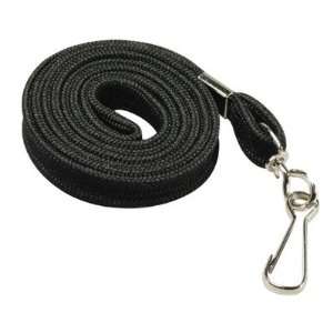  Flat Lanyard, With Hook, 36 L, 100 per Box, Black Office 