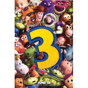  Toy Story 3 Advance B Movie Poster Double Sided Original 