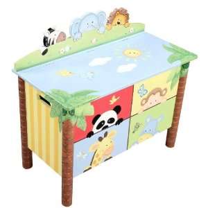  Teamson Sunny Safari Toy Box: Home & Kitchen