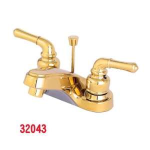  4 Bathroom Sink Faucets, Polish Brass Finish   By Plumb 