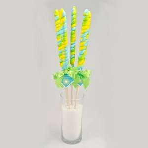 Sour Apple Whirl Lollipop 2 oz. 24 Grocery & Gourmet Food