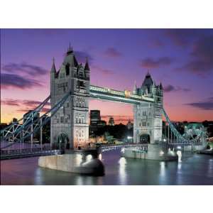  Tower Bridge, London Neon (1000 pc puzzle): Toys & Games