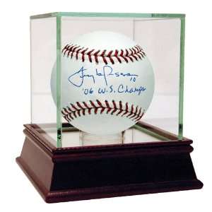  Tony LaRussa Signed Baseball   with 06 WS Champs 