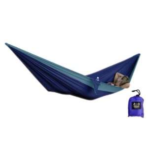   Green Single Person Parachute Travel Hammock: Patio, Lawn & Garden