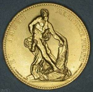 UNIQUE  The medal awarded to BORREL at the SALON 1880  