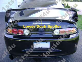 Toyota 93 98 MKIV Supra TRD Style Lower Deck Spoiler  