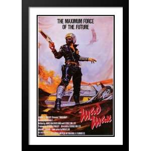 Mad Max Framed and Double Matted 20x26 Movie Poster Mel Gibson 