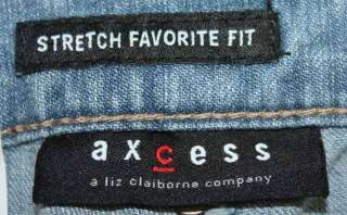 Axcess sz 8 Womens Jeans Denim Pants Capri FH71  