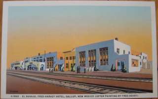 1940 Linen PC: El Navajo Hotel   Gallup, New Mexico, NM  
