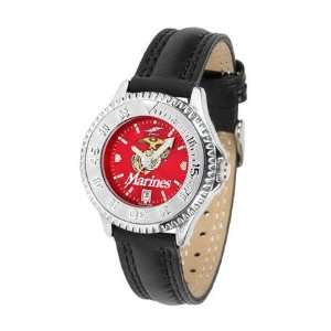  U.S. Marine Corps MILITARY Womens Leather Wrist Watch 