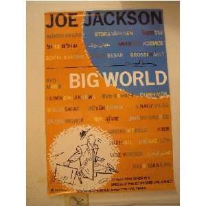 Joe Jackson Big World Poster