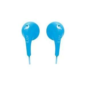  Blue Bubble Gum II Earphones Flexible Jelly Type Material 