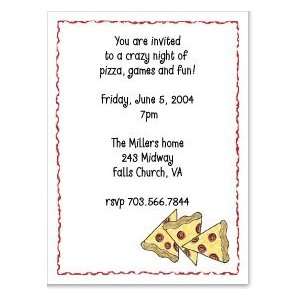  Pizza Party Invitation