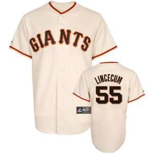  Tim Lincecum Youth San Francisco Giants Home Ivory Replica 