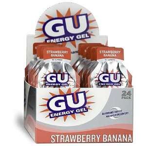  GU Energy Gel   Strawberry Banana: Health & Personal Care