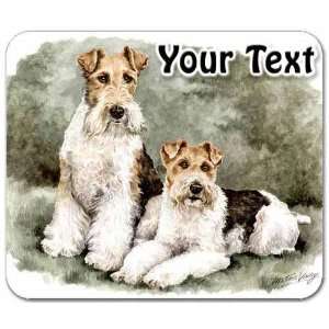  Wire Fox Terrier Personalized Mouse Pad: Electronics