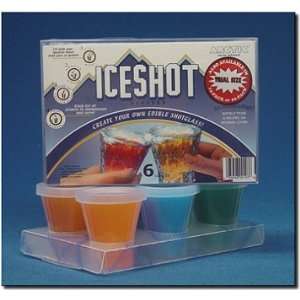 Arctic Ice Shots 6 Pack Shot Glass Mold:  Kitchen & Dining