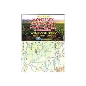  Monterey and Santa Cruz and Livermore Map And Guide