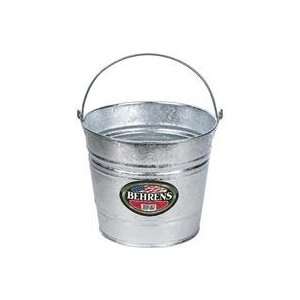  3 PACK GALVANIZED HOT DIPPED PAIL, Color: STEEL; Size: 8 