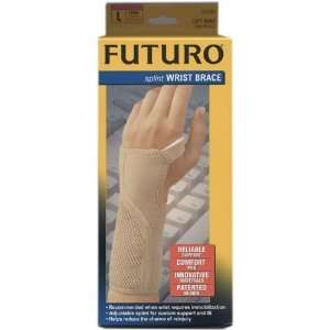   Brace Wrist Futuro Neoprene Large Left Beige Ea by Beiersdorf Inc