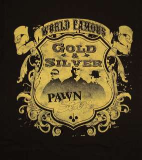 Pawn Stars Gold And Silver Crest TV Show T Shirt Tee  