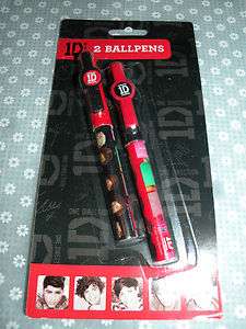   Direction 2 x Ball Pens Stationary Set *NEW* School Gift Party Bag 1D