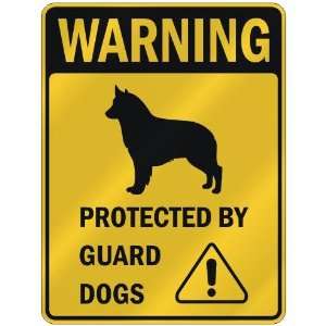 WARNING  BELGIAN LAEKENOIS PROTECTED BY GUARD DOGS  PARKING SIGN DOG