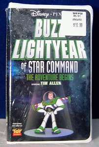 Buzz Lightyear Of Star Command The Adventure Begins VHS NEW! Disney 